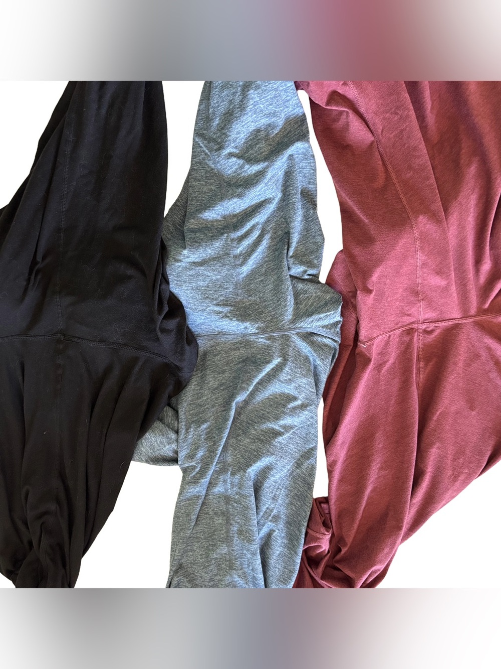 3/$24 2/$20 JOGGERS Kirkland Signature burgundy, blue heather, Black; drawstring - Picture 6 of 15